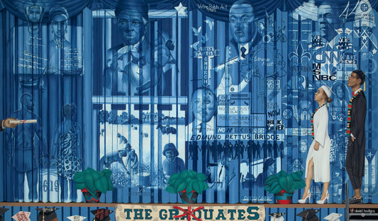 The GraduateS (Original Oil on Canvas, Unframed, 72" x 40")